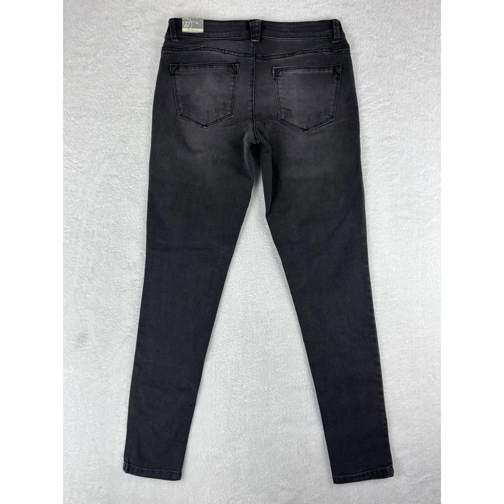 Wit & Wisdom Ab'solution Jeans Slimming Panels Black Wash Size 4 NWT - Picture 10 of 14